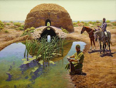 Аликулов Алишер (1966 г.р.)
"Водохранилище Сардоба", 2009 г. Аликулов Алишер (1966 г.р.) 