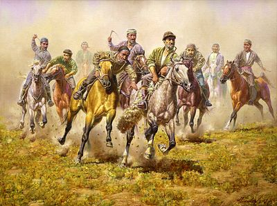 Аликулов Алишер (1966 г.р.)
"Козлодрание", 2009 г. Аликулов Алишер (1966 г.р.) "Козлодрание" 