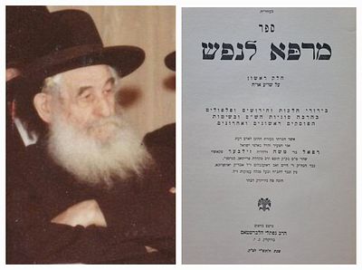 יקר המציאות: מרפא לנפש (חלק א', על שו"ע או"ח) - מאת רבי רפאל זילבער אב"ד פריימאן ודיין בחוסט - 