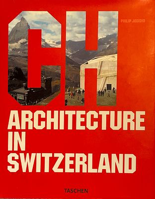architecture in Switzerland - אדריכלות בשוויץ. מאת - Philip jodidio. 
בהוצאת - Taschen.