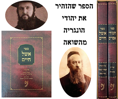 סט ב' כרכים "חמודי אפרים" ו-"אשל חיים" מאת הגאון הרב חיים אפרים באלאיטי ראב"ד טארנאליא הי"ד - 