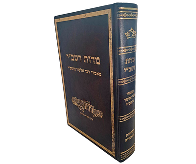 מדות רשב"י - אוצר כל מאמרי רבי שמעון בר יוחאי, ומאמרי רבי אלעזר ברשב"י. ניו יורק, תשס"א [מהדורת