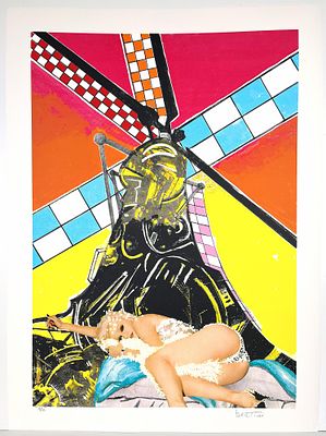 GIANNI BERTINI, 107,5 X 87,5 cm, Le bambole n.1 Serigrafie stampate a 8... - GIANNI BERTINI, 107,5 