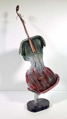 M’HORO’, 70 X 25 cm, Scultura opera unica, opera archiviata presso l'archivio... - M’HORO’, 70 X 