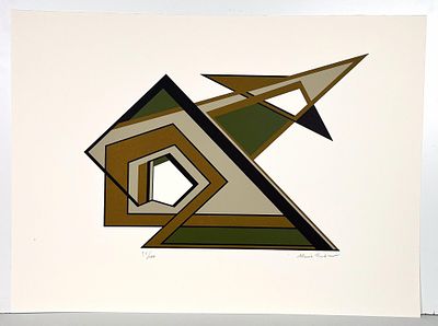 MARIO RADICE, 76 X 56 cm, Serigrafia su carta - MARIO RADICE, 76 X 56 cm, Serigrafia su carta