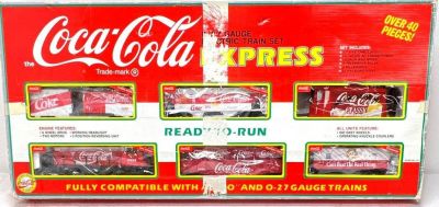 Modern Era K Line O gauge Coca Cola set 1111 in original box. Trains are very nice clean C8. 