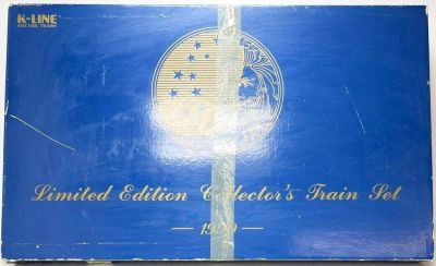 Modern Era K Line O gauge 1990 Limited Edition Collector Train Set in original box, factory 