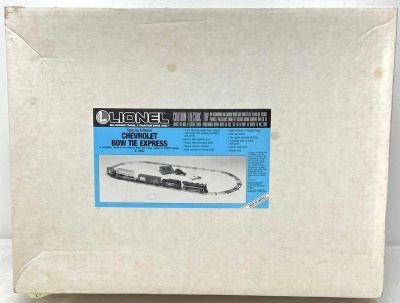 Modern Era Lionel O gauge 11822 Chevrolet Bow Tie Express set in original box. No track 