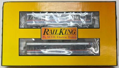 Modern Era MTH Rail King O gauge 20519-3 6000 Series 2 Car L Subway Set in original box. Trains 