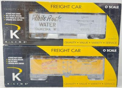Modern Era K Line O gauge K742 8023 K762 8014 reefers. Modern Era K Line O gauge K742-8023 