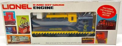 Modern Era Lionel O gauge 8154 Alaska SW-1 diesel switcher in original box, test run C9. Box 