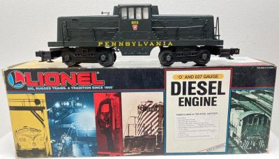 Modern Era Lionel O gauge 18905 Pennsylvania 44 Ton switcher in original box, C6. Box shows 