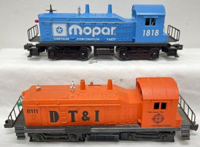 Modern Era Lionel O gauge 1818 Mopar 8111 D.T.I. diesel. Modern Era Lionel O gauge diesel 