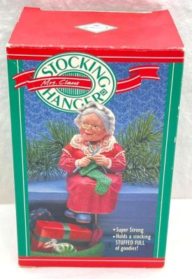 Hallmark Keepsake Ornaments 1988 Mrs Claus Stocking Hanger. This is a cute stocking hanger from 