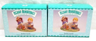 Hallmark Keepsake Ornaments 1999 two Merry Miniatures A Collection of Charm. Hallmark Keepsake 