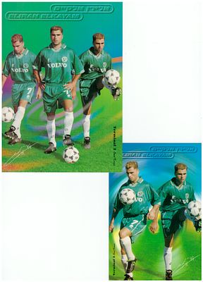 גלויות כדורגל. לוט 2 גלויות אלירן אלקיים