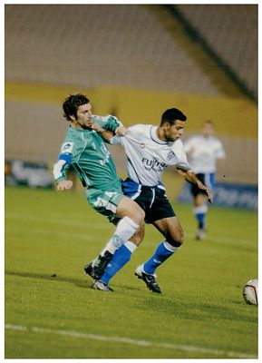 תצלומים כדורגל. תצלום אריק בנדו במדי מכבי חיפה