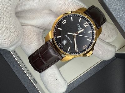 שעון יד מהמם של חברת Certina סדרת DS Podium חתום Swiss made במצב מעולה כחדש עדיין עם תגית של 