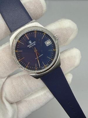 שעון וינטג' של חברת Marvin, מנגנון קוורץ שוויצרי שנבדק על ידי שען מומחה ונמצא במצב עבודה, קוטר 