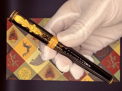 עט נובע מושלם של חברת Montegrappa האיטלקית, מסדרת משחקי הכס- דגם Montegrappa Game of Thrones 