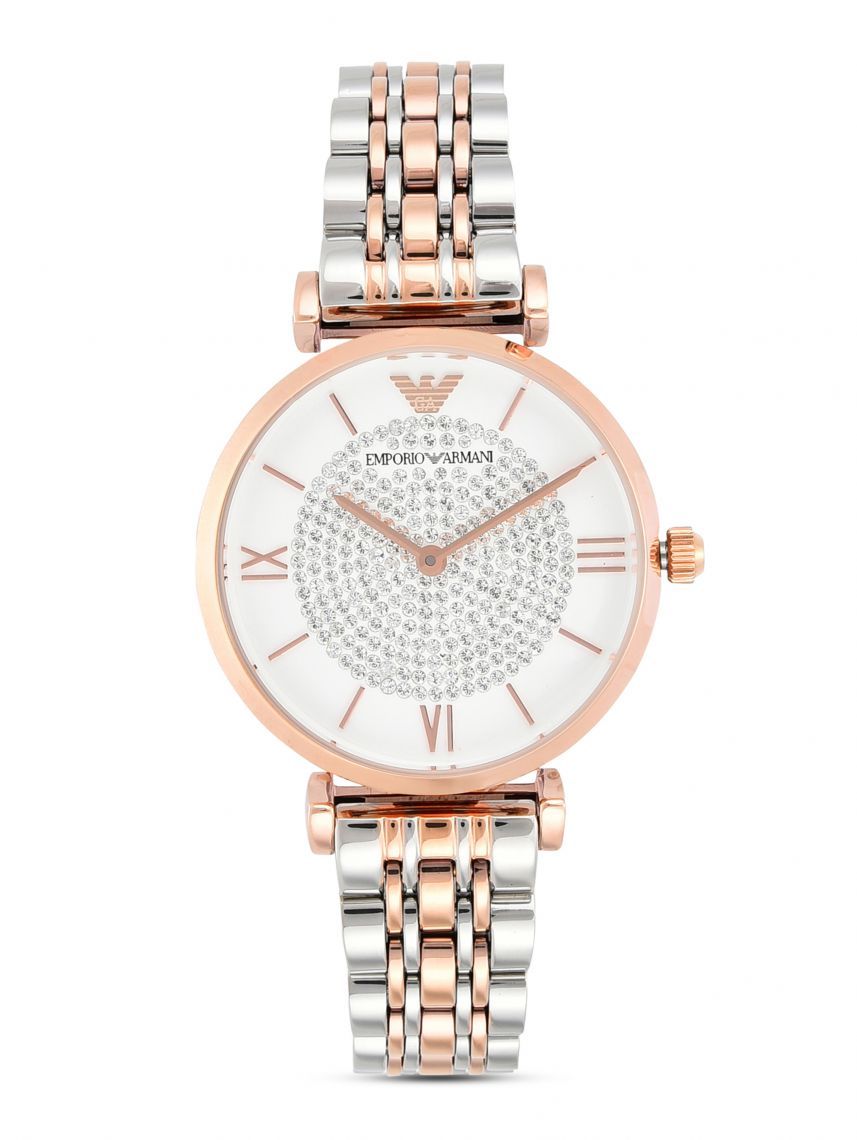 Armani Watch Silver Dial Bico Brac שעון חדש לגמרי ישירות מהחנות, בעקבות החלפת קולקציה/ עודפי 