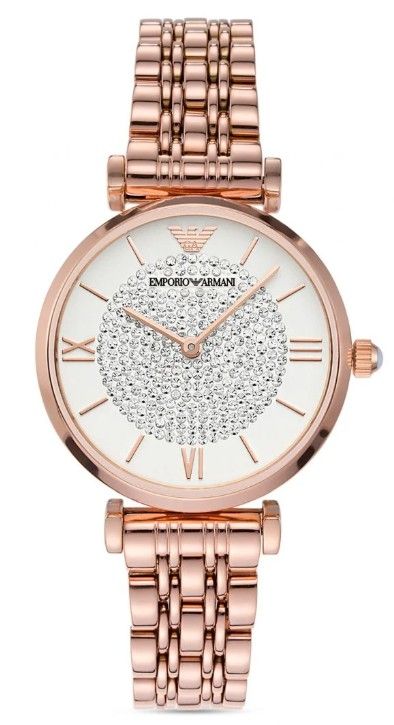 Armani Lady Watch 32mm Quartz SS RoseGold Brac שעון חדש לגמרי ישירות מהחנות, בעקבות החלפת 