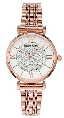 Armani Lady Watch 32mm Quartz SS RoseGold Brac שעון חדש לגמרי ישירות מהחנות, בעקבות החלפת 