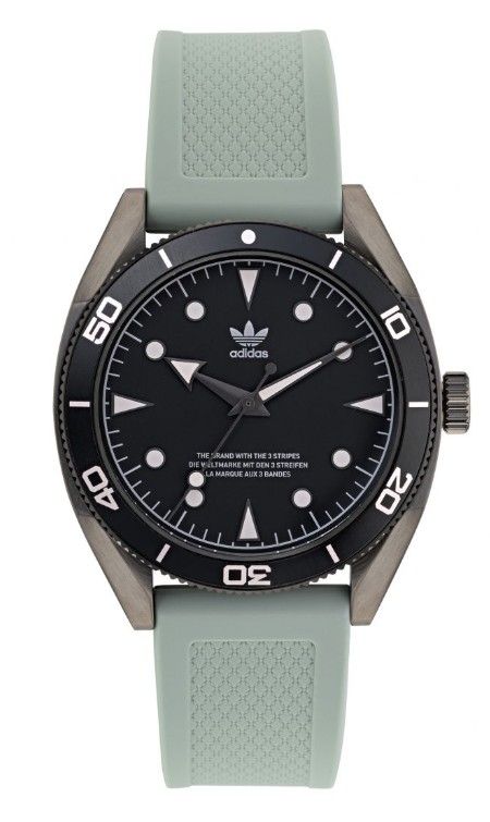 Adidas Watch Black Dial Green Rubber Strap שעון חדש לגמרי ישירות מהחנות, בעקבות החלפת קולקציה/ 