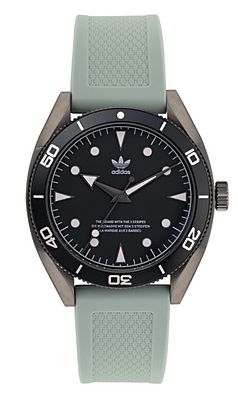 Adidas Watch Black Dial Green Rubber Strap שעון חדש לגמרי ישירות מהחנות, בעקבות החלפת קולקציה/ 