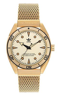 Adidas Watch Gold Brac שעון חדש לגמרי ישירות מהחנות, בעקבות החלפת קולקציה/ עודפי מלאי, תקין 
