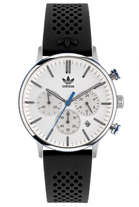 Adidas Watch CHR White Dial Black Rubber Strap שעון חדש לגמרי ישירות מהחנות, בעקבות החלפת 