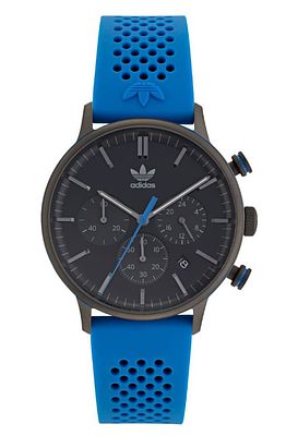 Adidas Watch CHR Black Dial Blue Rubber Strap שעון חדש לגמרי ישירות מהחנות, בעקבות החלפת 