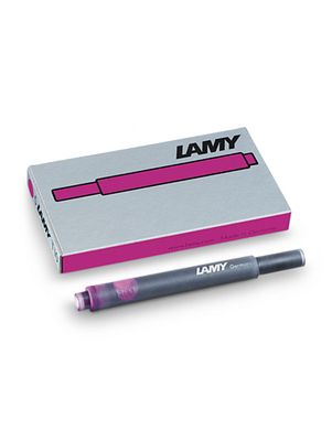 Lamy Ink Cartridges T10 Vibrant Pink עשר חבילות חדשות לגמרי מהחנות של קרטג'ים דיו של חברת לאמי 