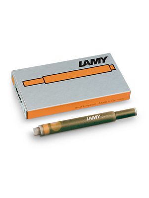 Lamy Ink Cartridge T10 Bronze עשר חבילות חדשות לגמרי מהחנות של קרטג'ים דיו של חברת לאמי (5 
