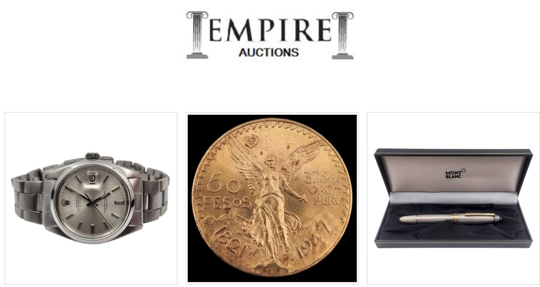 Empire Auctions | Auction 94 | Watches, Pens, Cameras, Coins & Medals, Stampes, PostCards and More - Most varied! Most interesting! Most worthwhile!