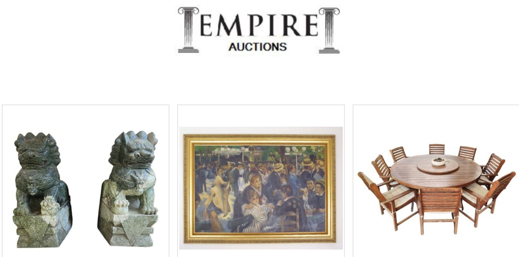 Empire Auctions | Auction 95 | Moving and sell everything! Antiquities, Our items, furniture and private collections at bargain prices! - Most varied! Most interesting! Most worthwhile!