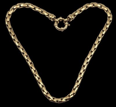 שרשרת ענק זהב 14K איכותית, אורך 50 ס"מ, משקל 51.9 גרם.