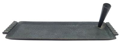 מגש שולחני משרדי מנחושת "קליין קום" "KLEIN KOMM" ארץ ישראל (לפני קום המדינה), חתום, אורך 25 