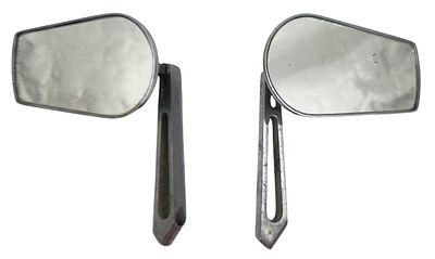 זוג מראות צד של אופנוע HARLEY DAVIDSON וינטאג' מאלומיניום וכרום, אורך 23 ס"מ