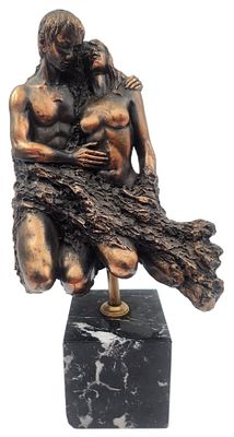 אביב נצחי, אחרי אוגוסט רודן (After Auguste Rene Rodin" (1840-1917" פסל נחושת על בסיס שיש, גובה 