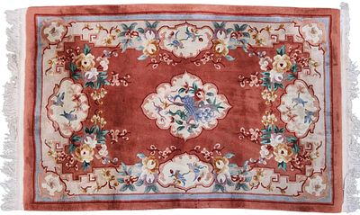 שטיח סיני, צמר בעבודת-יד, 200X120 ס"מ. 
פריט שביר או בגודל ו/או במשקל חריג, אריזה ומשלוח 