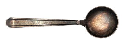 כפית כסף 800 "מכסף" ישראלית ישנה, חתומה, אורך 12 ס"מ, משקל 28 ס"מ