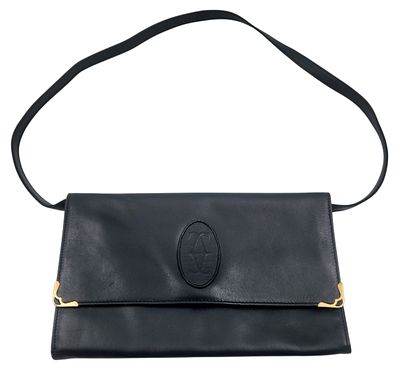 תיק עור CARTIER צרפת, אורך 27 ס"מ.