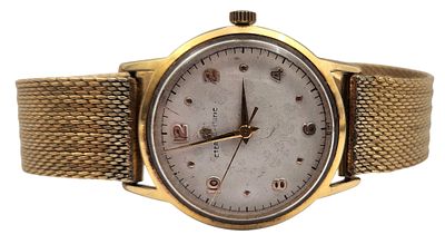 שעון יד ETERNA שוויץ, משולב זהב, וינטאג' מצב עבודה, קוטר 33 מ"מ. 
"בית המכירות אינו מתחייב 