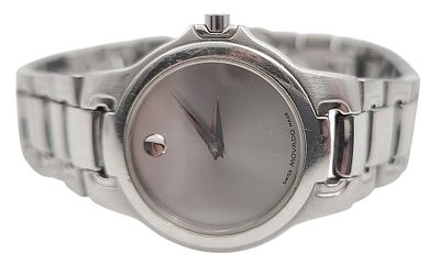 שעון יד MOVADO שוויץ, מצב עבודה, קוטר 25 מ"מ. 
"בית המכירות אינו מתחייב לתקינות של שעונים 