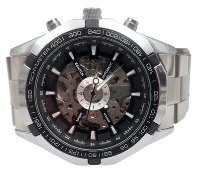 שעון יד WINNER מכני אוטומטי, במצב עבודה, קוטר 45 מ"מ. 
"בית המכירות אינו מתחייב לתקינות של 