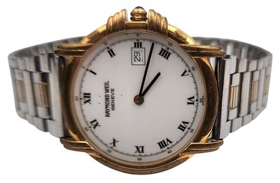 שעון יד RAYMOND WEIL, שוויץ, במצב עבודה, קוטר 35 מ"מ. 
"בית המכירות אינו מתחייב לתקינות של 