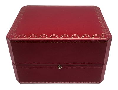 קופסה מקורית לשעון CARTIER, חסרה תחתית, 15X13X9 ס"מ