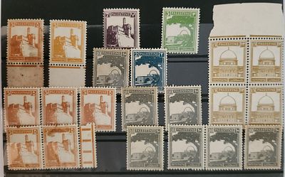 לוט בולי פלשתינה לא חתומים