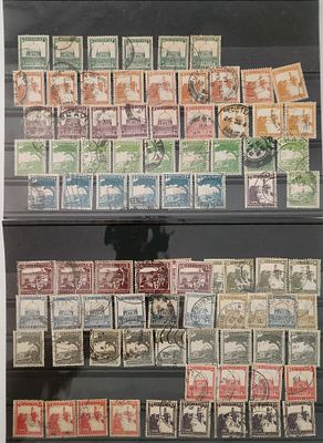 לוט גדול של בולי פלשתינה